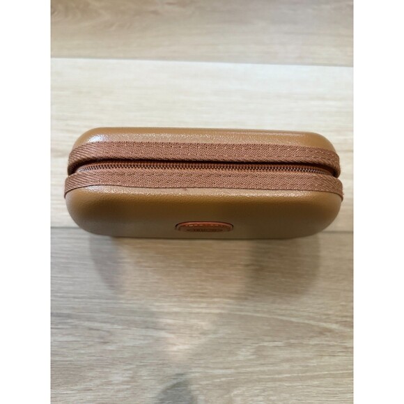 BRIC'S for Qatar Airways Amenity Kit Travel Case Pouch Tan Brown FORMIA Exclusiv - Picture 2 of 8